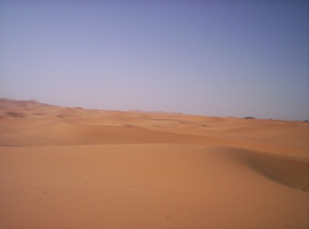 Merzouga - Vue du désert